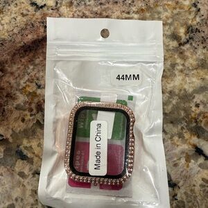 Rose Gold Apple Watch Case with Rhinestones